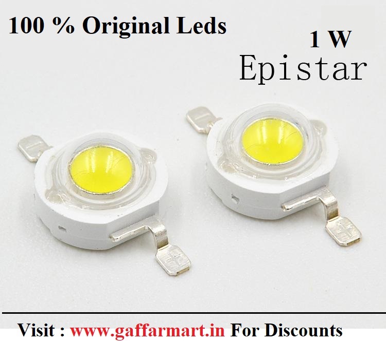 FREE EXPRESS 500pcs 1W 1Watt High Power Warm White LED Beads Lamp 80~110LM 