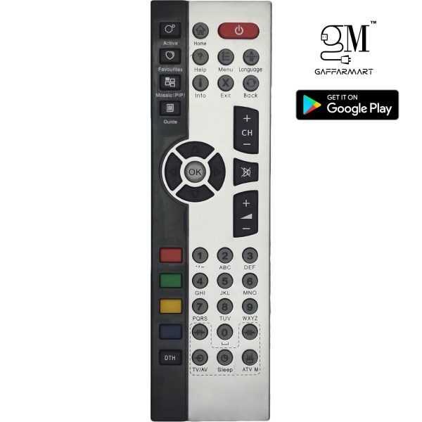 videocon remote control for videocon d2h set top box