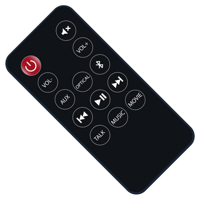 Onn Sound Bar Remote 8