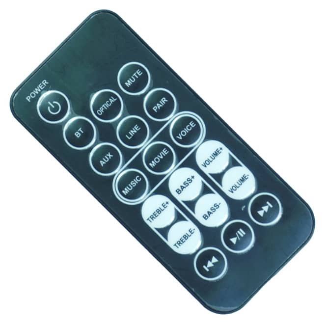 Seiki Sound Bar Remote 1