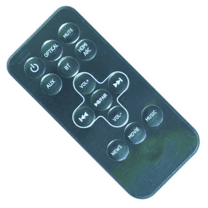 Sharp Sound Bar Remote 4