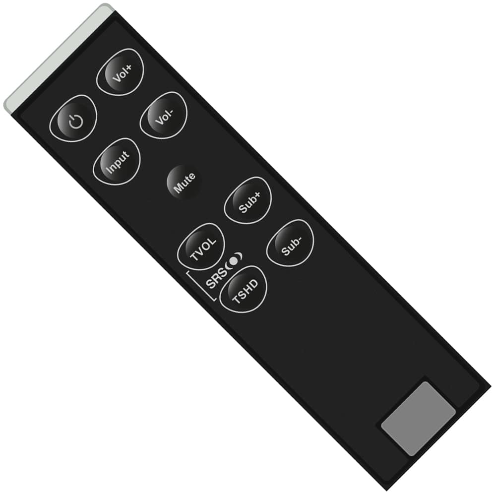 Vizio Sound Bar Remote 2